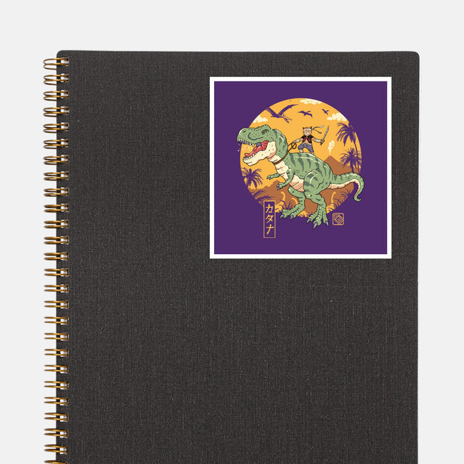 Jurassic Catana T-Rex-None-Glossy-Sticker-vp021