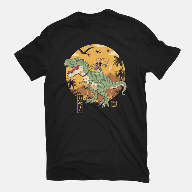 Jurassic Catana T-Rex-Mens-Basic-Tee-vp021
