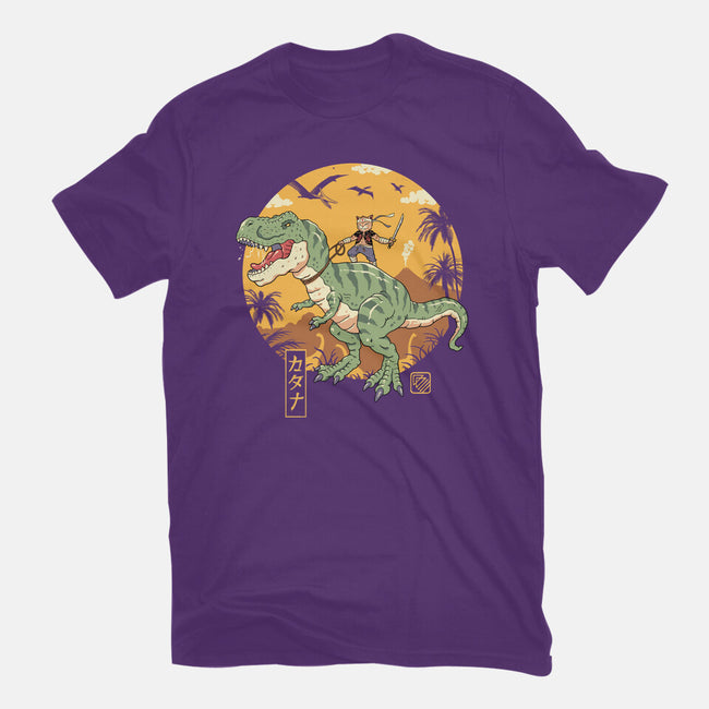 Jurassic Catana T-Rex-Mens-Basic-Tee-vp021