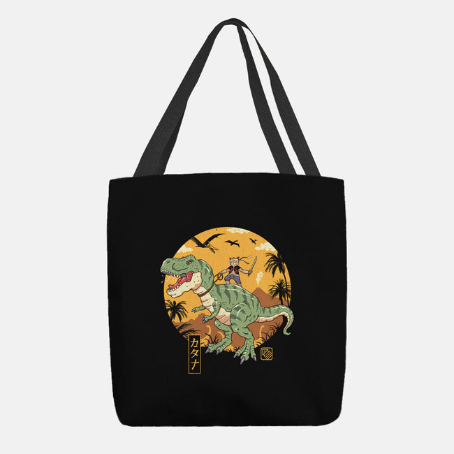 Jurassic Catana T-Rex-None-Basic Tote-Bag-vp021