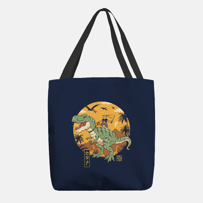 Jurassic Catana T-Rex-None-Basic Tote-Bag-vp021