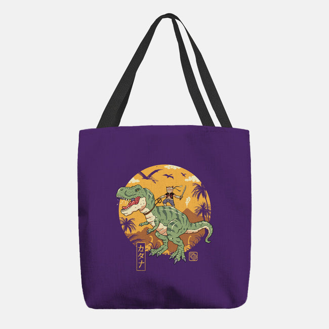 Jurassic Catana T-Rex-None-Basic Tote-Bag-vp021