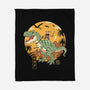 Jurassic Catana T-Rex-None-Fleece-Blanket-vp021