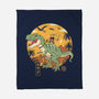 Jurassic Catana T-Rex-None-Fleece-Blanket-vp021