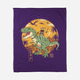 Jurassic Catana T-Rex-None-Fleece-Blanket-vp021