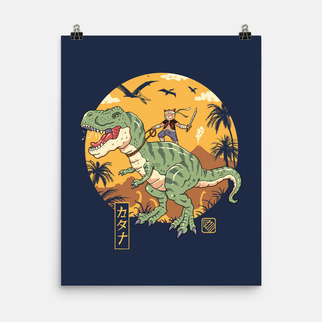 Jurassic Catana T-Rex-None-Matte-Poster-vp021