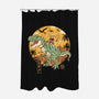 Jurassic Catana T-Rex-None-Polyester-Shower Curtain-vp021