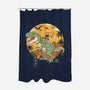Jurassic Catana T-Rex-None-Polyester-Shower Curtain-vp021