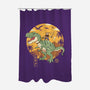 Jurassic Catana T-Rex-None-Polyester-Shower Curtain-vp021