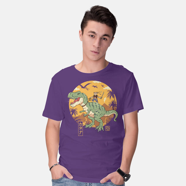 Jurassic Catana T-Rex-Mens-Basic-Tee-vp021