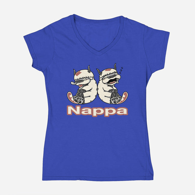 Nappa-Womens-V-Neck-Tee-naomori