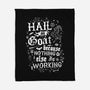Hail The Goat-None-Fleece-Blanket-Nemons