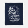 Hail The Goat-None-Fleece-Blanket-Nemons