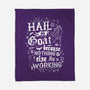 Hail The Goat-None-Fleece-Blanket-Nemons