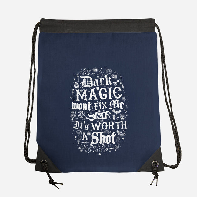 Dark Magic Won't Fix Me-None-Drawstring-Bag-Nemons