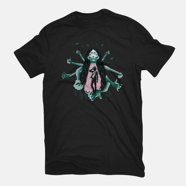 Himeno And Ghost Devil-Womens-Fitted-Tee-Afire