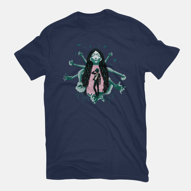 Himeno And Ghost Devil-Womens-Fitted-Tee-Afire