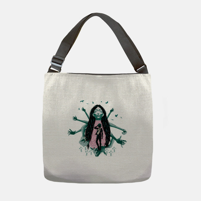 Himeno And Ghost Devil-None-Adjustable Tote-Bag-Afire