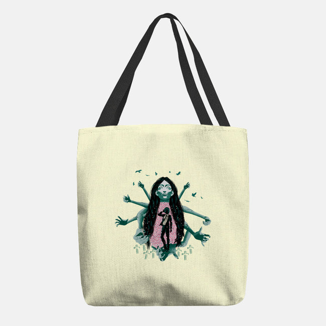 Himeno And Ghost Devil-None-Basic Tote-Bag-Afire