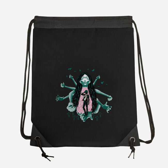 Himeno And Ghost Devil-None-Drawstring-Bag-Afire
