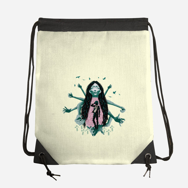 Himeno And Ghost Devil-None-Drawstring-Bag-Afire