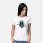 Himeno And Ghost Devil-Womens-Basic-Tee-Afire