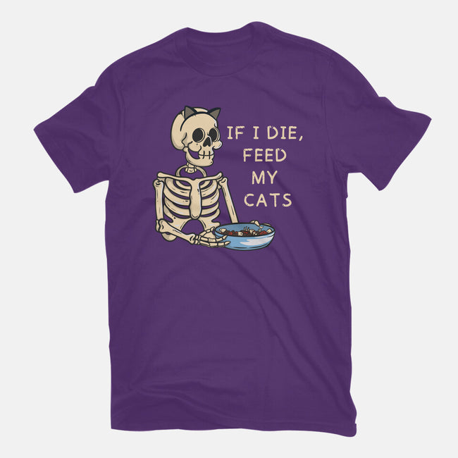 Feed My Cats-Mens-Basic-Tee-Claudia