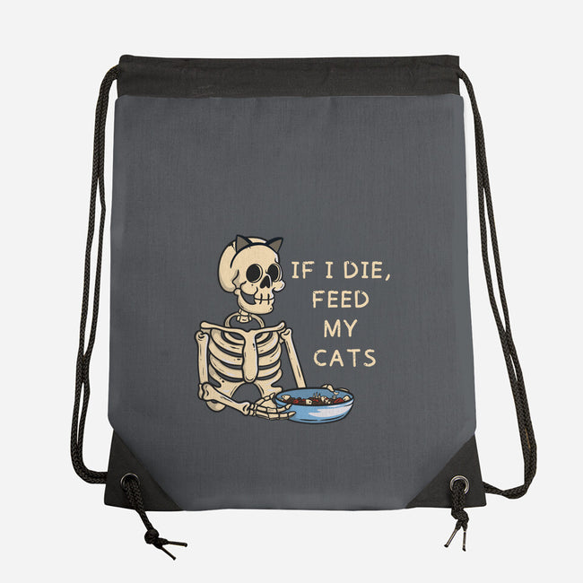 Feed My Cats-None-Drawstring-Bag-Claudia