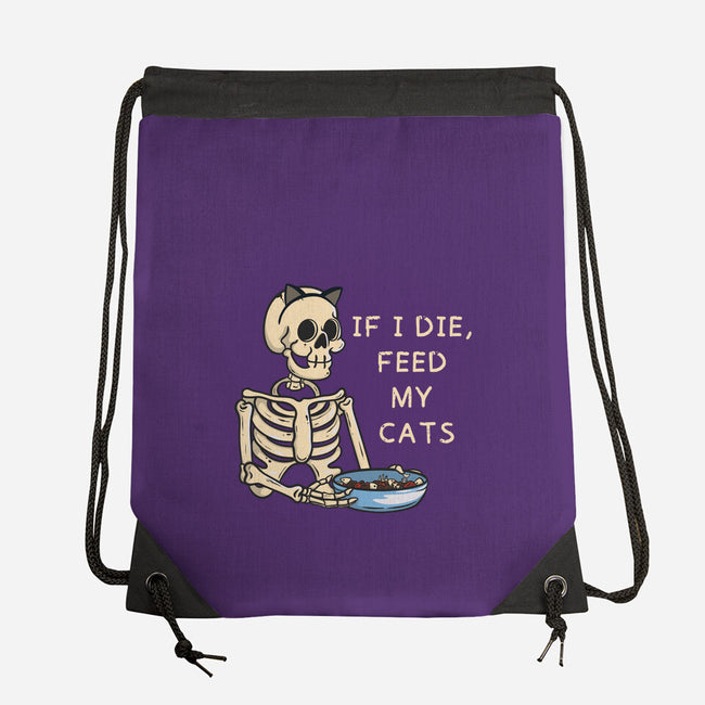Feed My Cats-None-Drawstring-Bag-Claudia