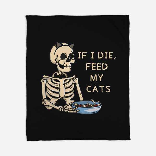 Feed My Cats-None-Fleece-Blanket-Claudia