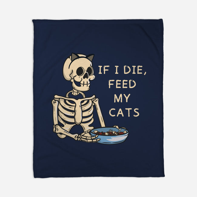 Feed My Cats-None-Fleece-Blanket-Claudia