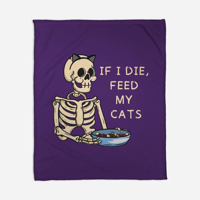 Feed My Cats-None-Fleece-Blanket-Claudia