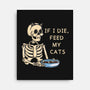Feed My Cats-None-Stretched-Canvas-Claudia
