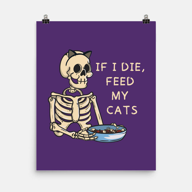 Feed My Cats-None-Matte-Poster-Claudia