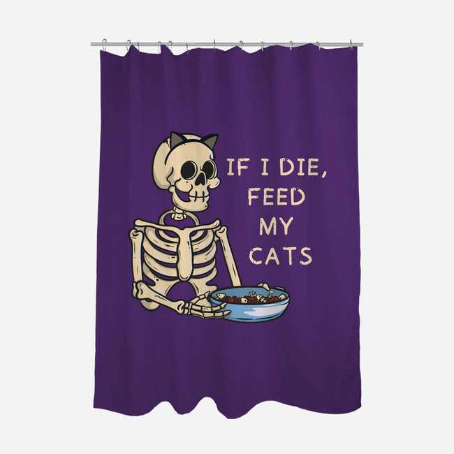 Feed My Cats-None-Polyester-Shower Curtain-Claudia