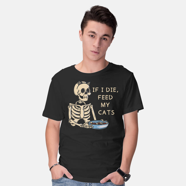 Feed My Cats-Mens-Basic-Tee-Claudia