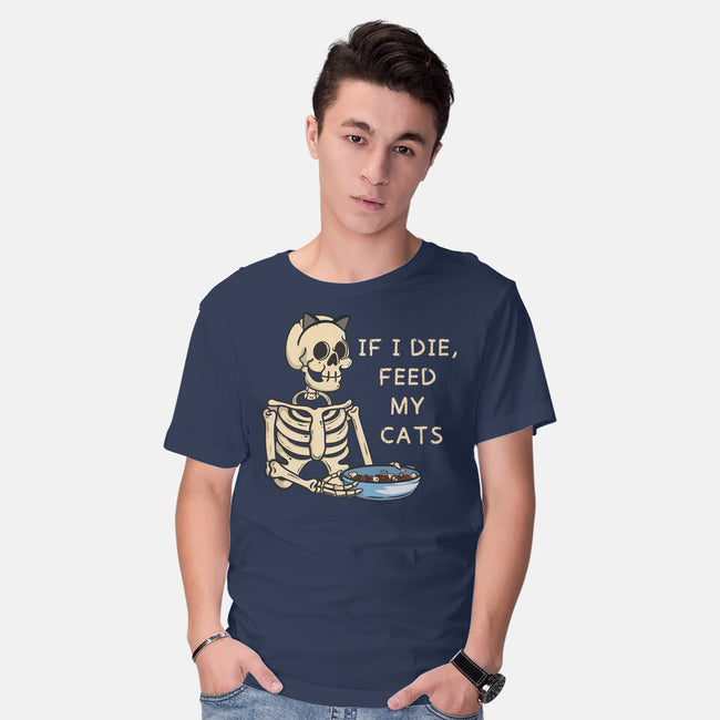Feed My Cats-Mens-Basic-Tee-Claudia