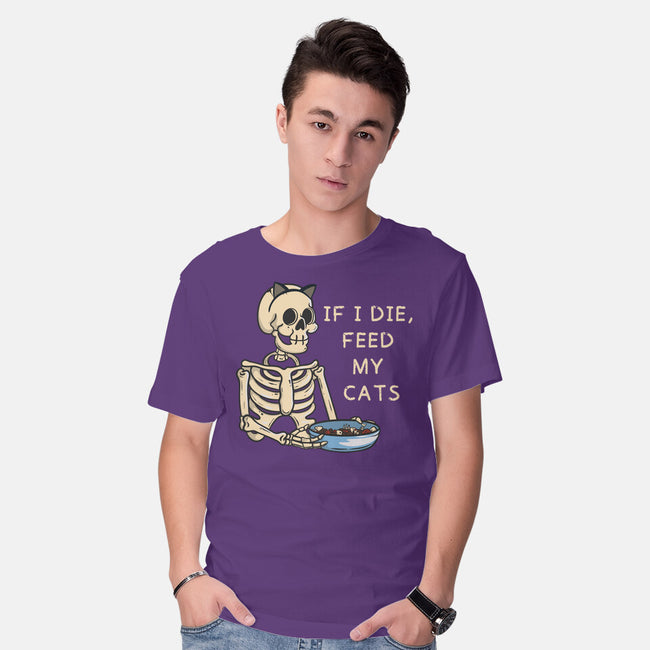 Feed My Cats-Mens-Basic-Tee-Claudia