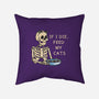 Feed My Cats-None-Removable Cover w Insert-Throw Pillow-Claudia