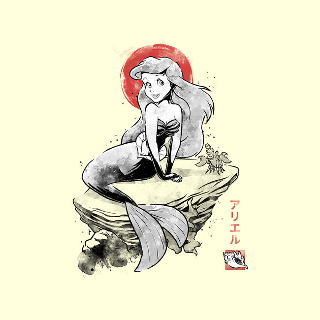 Queen Of The Wave Sumi-e-None-Matte-Poster-Astrobot Invention
