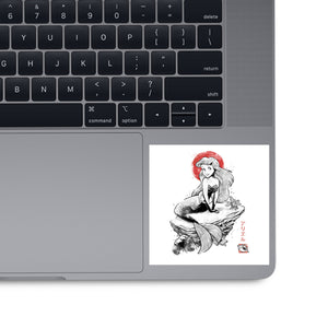 Queen Of The Wave Sumi-e