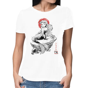 Queen Of The Wave Sumi-e