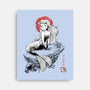 Queen Of The Wave Sumi-e-None-Stretched-Canvas-Astrobot Invention