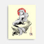 Queen Of The Wave Sumi-e-None-Stretched-Canvas-Astrobot Invention