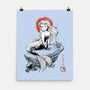 Queen Of The Wave Sumi-e-None-Matte-Poster-Astrobot Invention