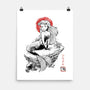 Queen Of The Wave Sumi-e-None-Matte-Poster-Astrobot Invention