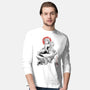 Queen Of The Wave Sumi-e-Mens-Long Sleeved-Tee-Astrobot Invention