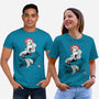 Queen Of The Wave Sumi-e-Unisex-Basic-Tee-Astrobot Invention