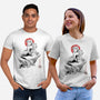 Queen Of The Wave Sumi-e-Unisex-Basic-Tee-Astrobot Invention