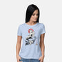 Queen Of The Wave Sumi-e-Womens-Basic-Tee-Astrobot Invention
